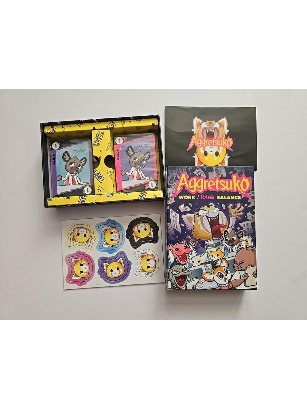 Oni Press Sanrio Aggretsuko Work Rage Balance Card Game Licensed